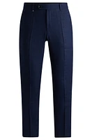 Slim-fit trousers melange stretch cloth