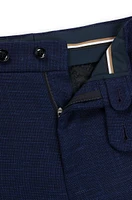 Slim-fit trousers melange stretch cloth