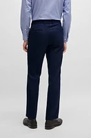 Slim-fit trousers melange stretch cloth