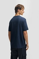 Cotton-jersey regular-fit T-shirt with logo artwork