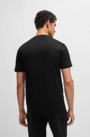 Porsche x BOSS mercerized-cotton T-shirt with special branding