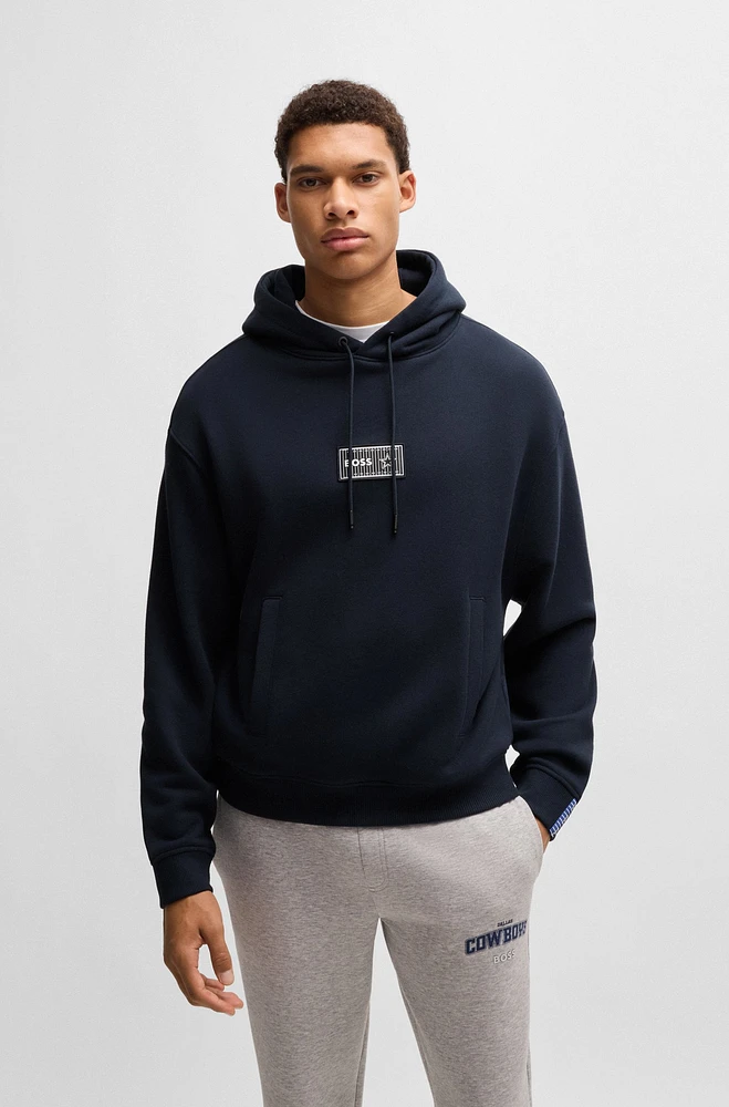 BOSS x NFL cotton-terry hoodie with special branding