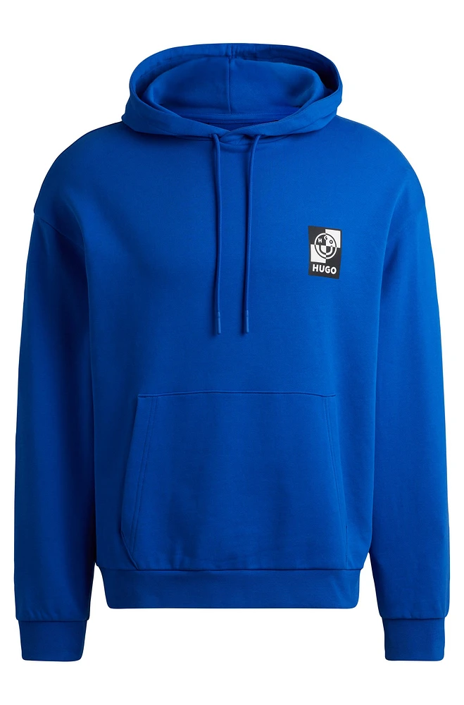 Sudadera con capucha de felpa algodón logo diseño gráfico