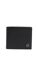 Leather card holder with Double B monogram