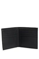 Leather card holder with Double B monogram