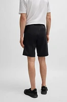 Regular-fit shorts with tape inserts