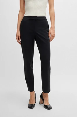 Slim-fit trousers performance-stretch jersey