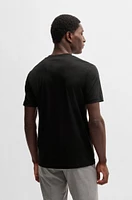 Slim-fit T-shirt mercerized cotton