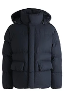 Water-repellent puffer jacket with Double B monogram