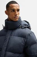 Water-repellent puffer jacket with Double B monogram