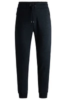 Regular-fit tracksuit bottoms stretch flannel