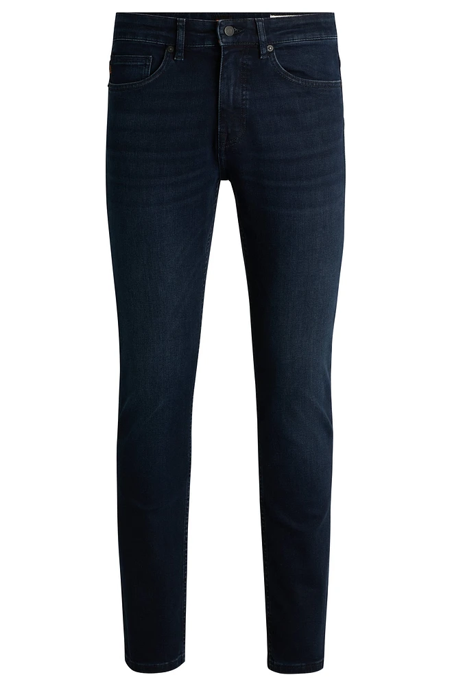 Delaware Slim-fit jeans blue-black soft-motion denim