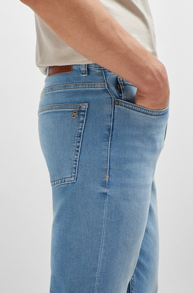 Slim-fit jeans blue super-stretch denim