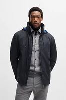 Waterproof jacket a slim fit