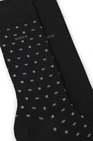 Two-pack of regular-length socks in cotton