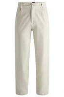 Relaxed-fit trousers stretch-cotton velvet