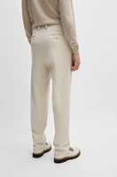 Relaxed-fit trousers stretch-cotton velvet