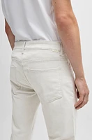 Delaware Slim-fit trousers brushed satin