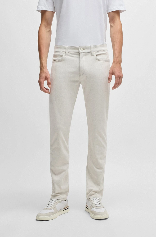 Delaware Slim-fit trousers brushed satin