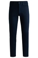 Delaware Slim-fit trousers brushed satin