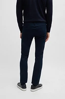 Delaware Slim-fit trousers brushed satin