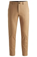 Slim-fit trousers cotton