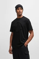 Cotton-jersey relaxed-fit T-shirt with seasonal artwork