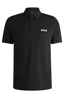 BOSS x Matteo Berrettini slim-fit polo shirt with UV protection