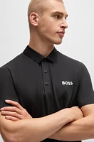 BOSS x Matteo Berrettini slim-fit polo shirt with UV protection