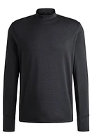 Slim-fit long-sleeved T-shirt temperature-regulating fabric