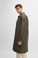 BOSS x ASTON MARTIN wool-blend coat with detachable inner jacket