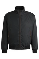 BOSS x ASTON MARTIN water-repellent bomber jacket with logo