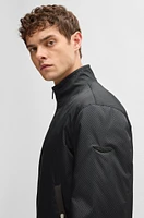 BOSS x ASTON MARTIN water-repellent bomber jacket with logo