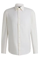 Regular-fit shirt cotton and cashmere