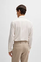 Regular-fit shirt cotton and cashmere