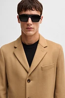 Slim-fit coat wool and cashmere