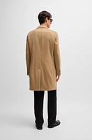 Slim-fit coat wool and cashmere