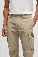 BOSS x NFL relaxed-fit cargo trousers with special branding