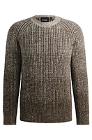 Regular-fit sweater with degradé knit