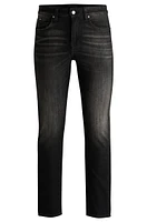 Delaware Slim-fit jeans black stretch denim