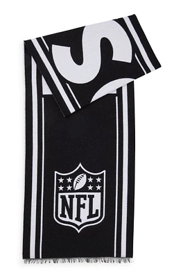 BOSS x NFL scarf with special jacquard branding