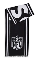 BOSS x NFL scarf with special jacquard branding