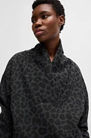 NAOMI x BOSS animal-print sweatshirt with energear™