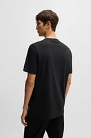 Cotton-jersey regular-fit T-shirt with logo detail