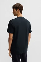 Cotton-jersey regular-fit T-shirt with logo detail