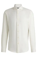 Regular-fit shirt cotton-cashmere twill