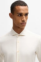 Regular-fit shirt cotton-cashmere twill