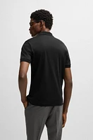 Slim-fit polo shirt mercerized cotton