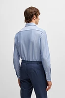 Slim-fit shirt performance structured jersey