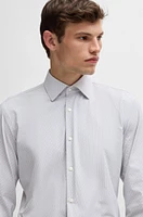 Slim-fit shirt performance-stretch dobby